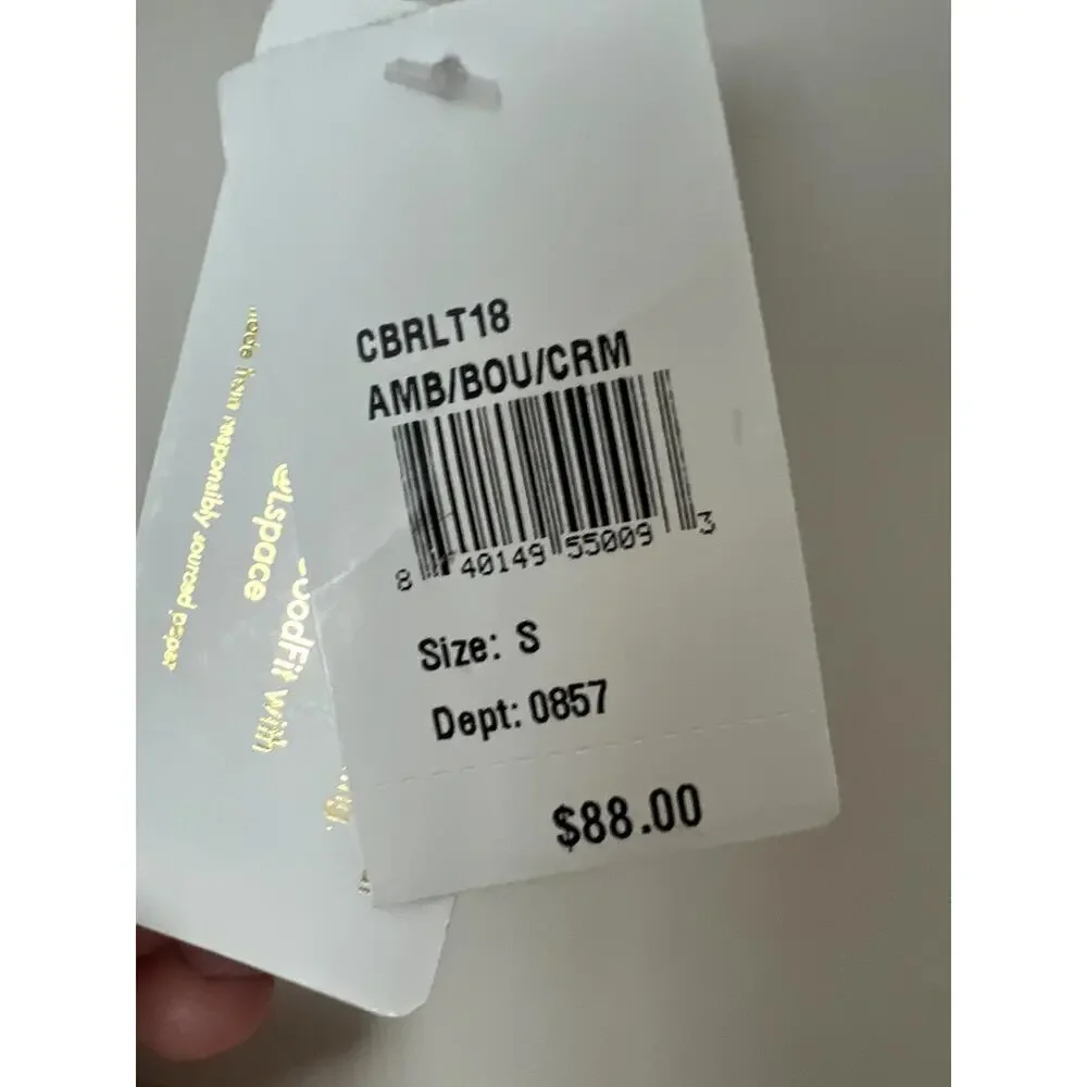 L*Space Anthropologie Striped Bikini Top NWT size small‎ - Picture 3 of 4